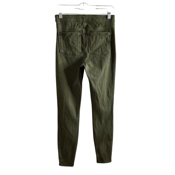 Spanx Jeanish Shaping Ankle Leggings Pants Pull On Olive Green Sz S - Picture 9 of 14